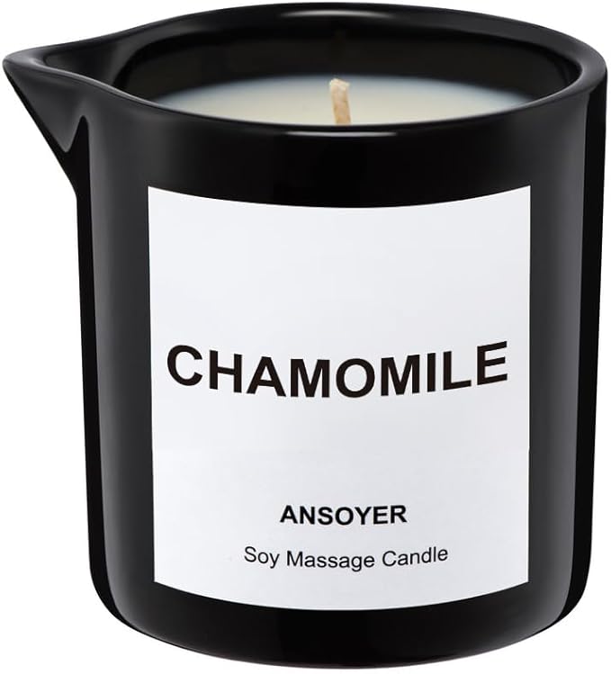 Massage Oil Candle, Ultra Hydrating Body Care by ANSOYER