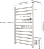 Wall Mounted Towel Warmer 12 Bars - Image 6
