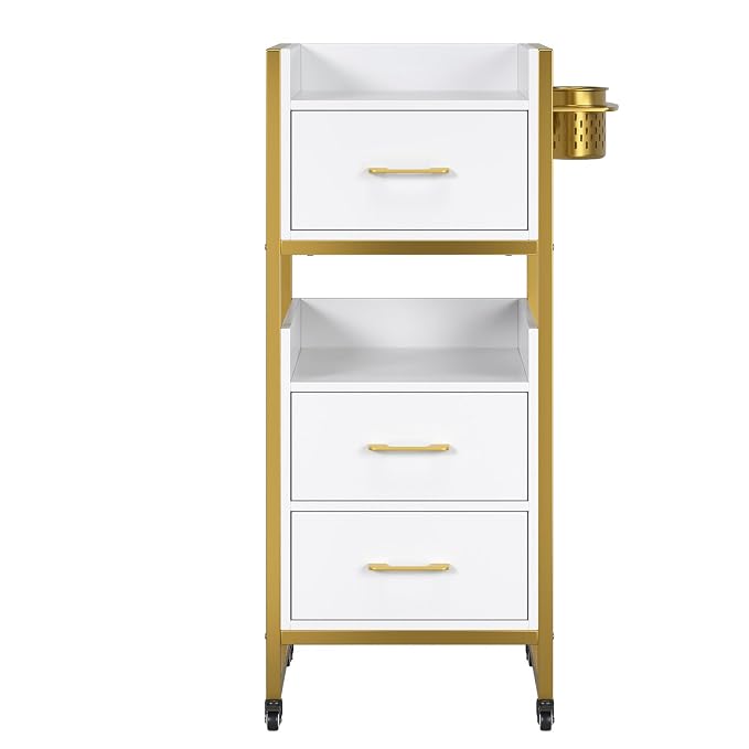 OmySalon Salon Trolley Cart, Hair Styling Station - Image 9