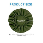 Shower Cap for Women, Double Layer Waterproof Bath Cap, Reusable Hair Protector - Image 4
