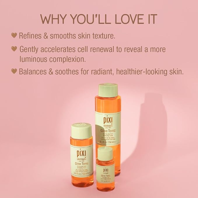 Pixi Glow Tonic Exfoliating Face Toner - Image 3