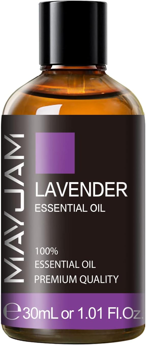 Lavender Essential Oil 30ML/ 1.01FL.OZ, MAYJAM Pure Aromatherapy Lavender Oil by MAYJAM