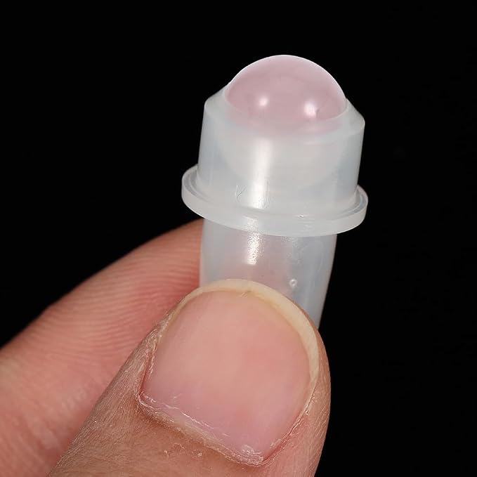 NOLITOY 6Pcs Essential Oil Roller Balls Inserts, Natural Gemstone Aromatherapy - Image 2
