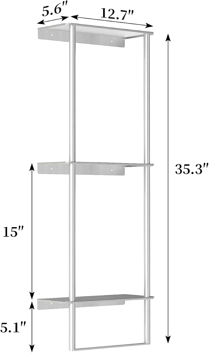Towel Racks for Bathroom, 3 Tier Towel Rack - Image 6
