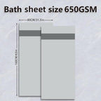 Fluffy Cotton Bath Towels Set800G, 2-Piece Set, Thickened and Enlarged - Image 2