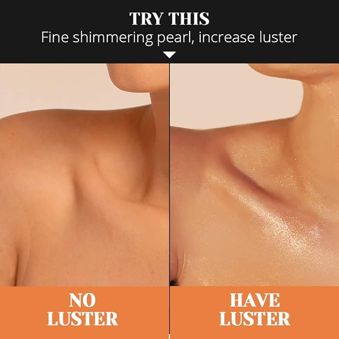 Liyalan Shimmer Body Oil Pearl White 5 Color Bronze Face Brighten Glow - Image 5