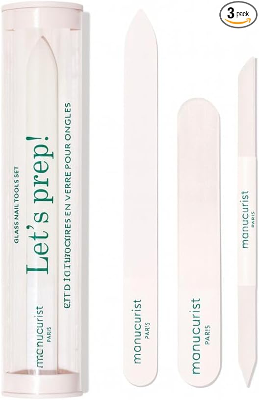 Manucurist Glass Nail Accessory Trio – Exclusive Tube Set by Manucurist