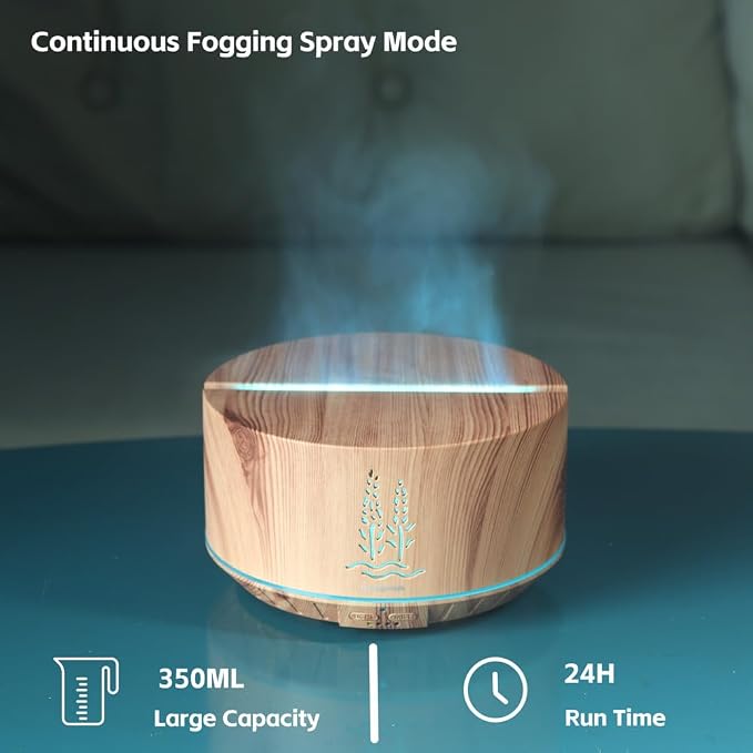Ultrasonic Essential Oil Diffuser, 500ml Aroma Air Diffuser - Image 4