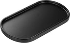 Luxspire Bathroom Vanity Tray for Countertop, Oval Kitchen Soap Dispenser and by Luxspire
