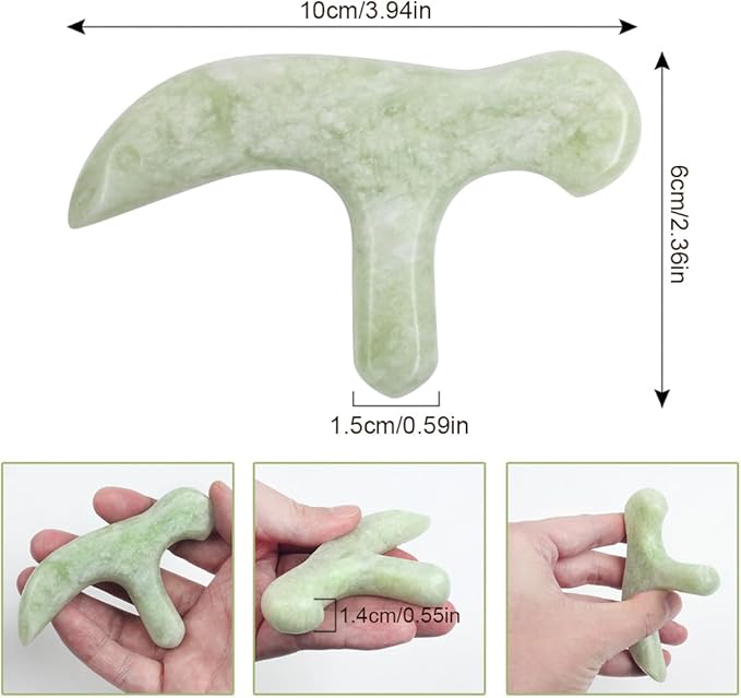 ewinever Ewin24 Natural Jade Foot Massager Acupuncture Point Massage Foot Care - Image 2