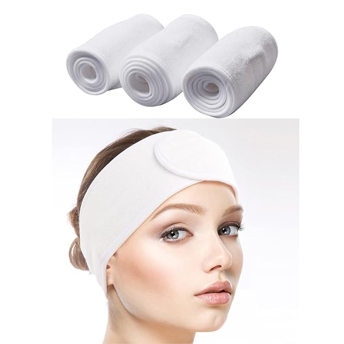 20PCS Facial Spa Headband Head Wrap Terry Cloth Headband - Image 2