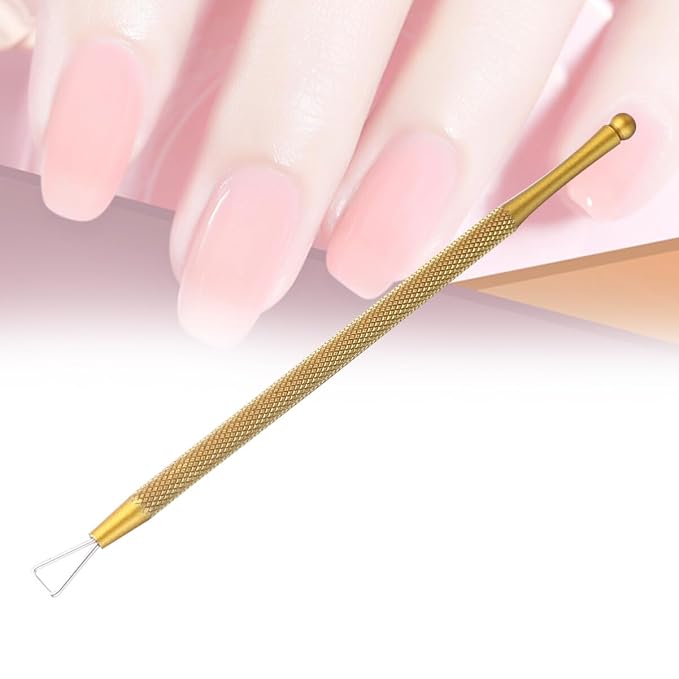 Beavorty Stainless Steel Nail Spatula and Triangle Cuticle Pusher Set 5.12 Inch - Image 5