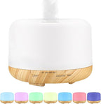 500ml Premium Essential Oil Diffuser, Quiet 4-in-1 Ultrasonic Aromatherapy by Unknown