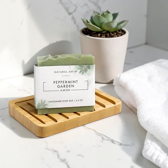Natural Amor Spa Gift Set for Women – Handmade Soap, Bath Salt, Clay Mask & - Image 3