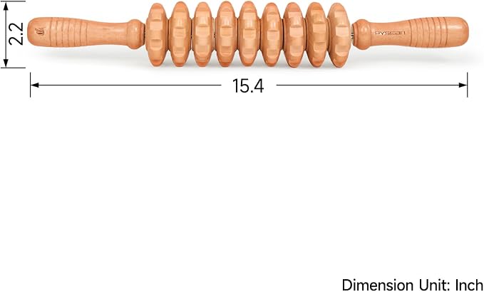 Wooden Massage Stick, Body Shaping, Fat Reduction, Muscle Relief, Easy Self Use - Image 5