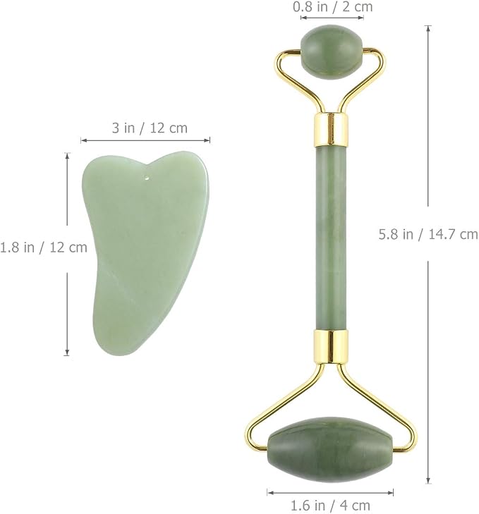 rosenice Jade Beauty Vessel Gua Sha Massage Tool Set - Image 3