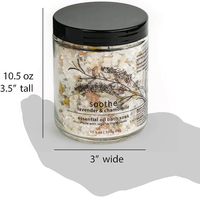 Hemlock Park Soothe Essential Oil Bath Soak | Naturally Soothing Mineral Sea - Image 5