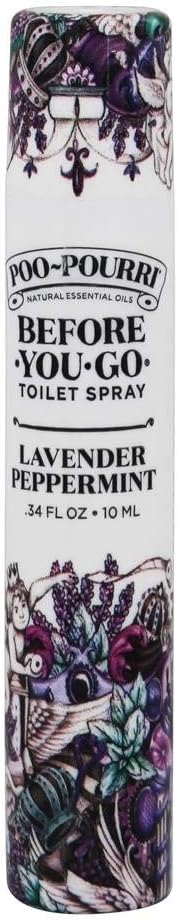 Poo-Pourri Before-You-Go Toilet Spray, Lavender Peppermint, Travel Size 10 mL by %7EPourri