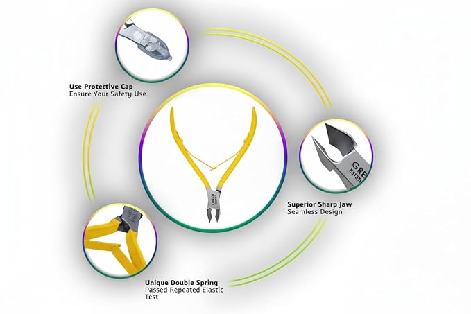 Professional Cuticle Trimmer Nail Cuticle Cutter Stainless Steel Cuticle Nippers - Image 4