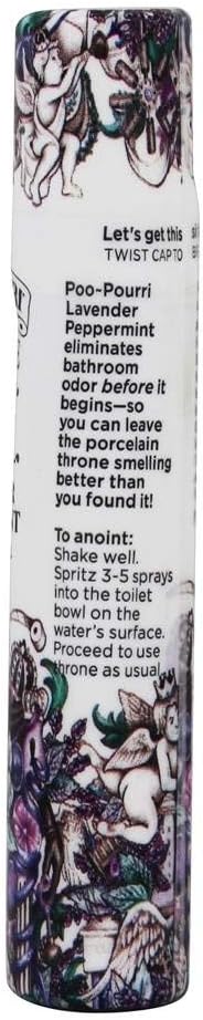 Poo-Pourri Before-You-Go Toilet Spray, Lavender Peppermint, Travel Size 10 mL - Image 2