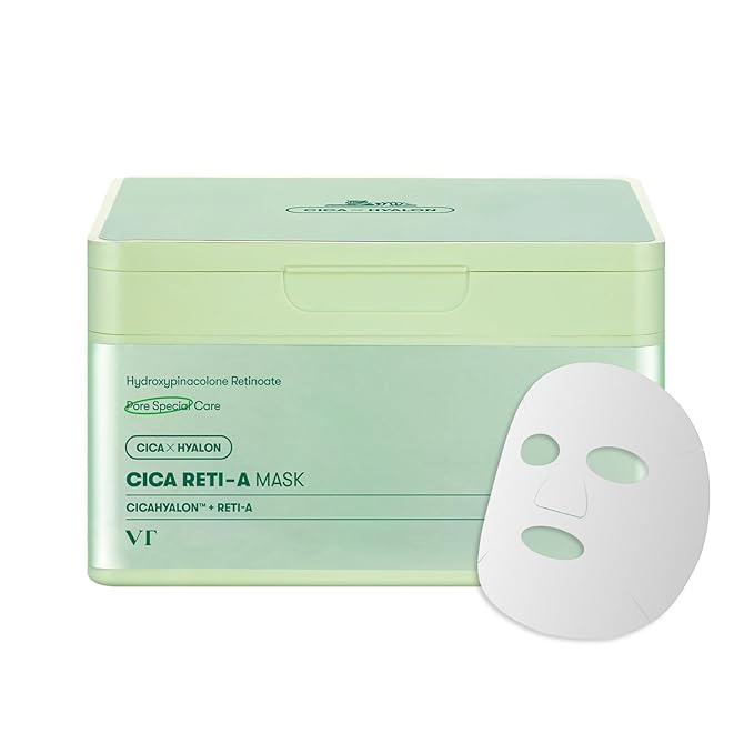 VT COSMETICS CICA Reti-A Daily Mask 30 Sheets, Retinol Complex by VTCOSMETICS