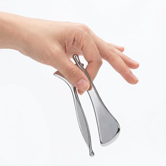 2-Pack 2-in-1 Acupressure Massage Pen Set, Stainless Steel Gua Sha Scraper & - Image 5
