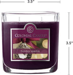 Colonial Candle Holiday Sparkle Scented Jar Candle, 2 Wick, 3.5 oz, Mottled Wax - Image 5