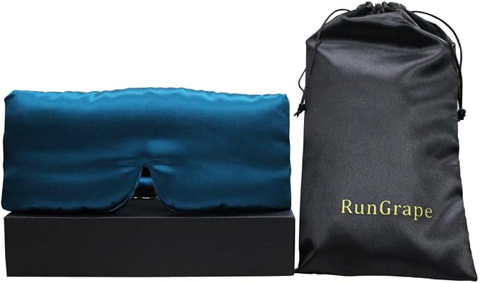 100% Mulberry Silk Eye Mask Blackout Sleeping Eye Cover - Image 9