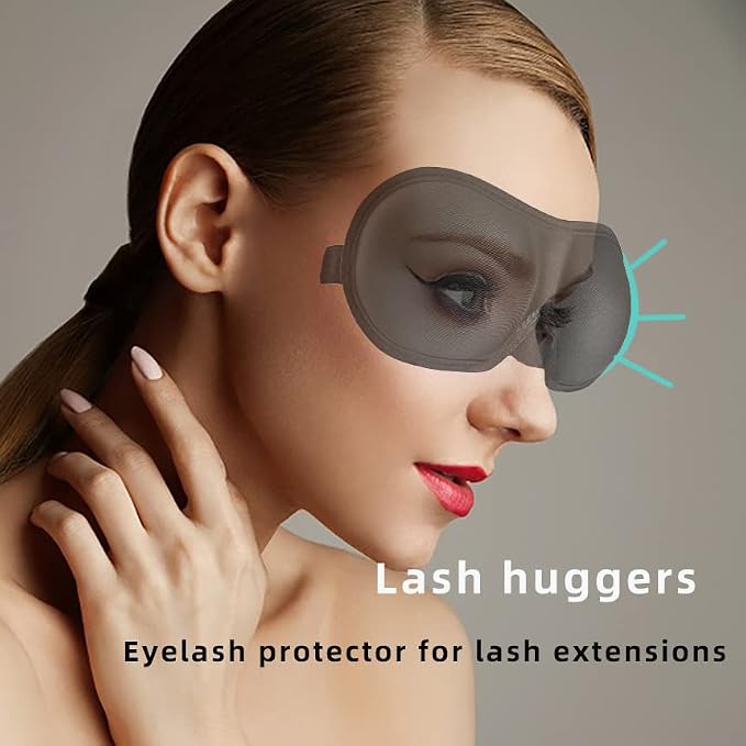3D Eye mask for Sleeping, Machine Washable, Sleep Mask for Women, Blinder - Image 3