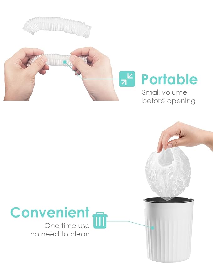 Auban Disposable Shower Cap, Spa Salon Hotel and Home Use, Portable Travel - Image 5
