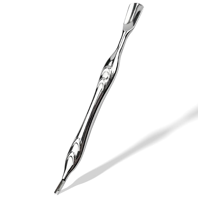 Stainless Steel 2-in-1 Cuticle Pusher by Unknown