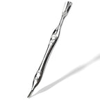 Stainless Steel 2-in-1 Cuticle Pusher by Unknown