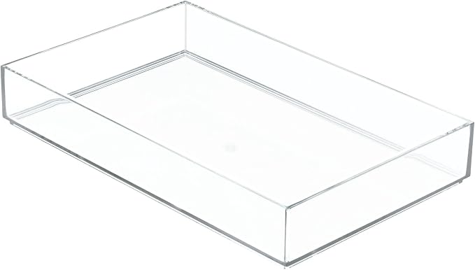 iDesign Clear Drawer Organizer, Plastic Tray by iDesign