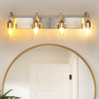 4-Light Brushed Nickel Vanity Light - Image 8