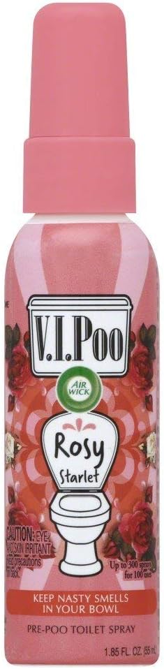 Air Wick V.I.P. Pre-Poop Toilet Spray | Rosy Starlet Scent | Contains Essential - Image 8