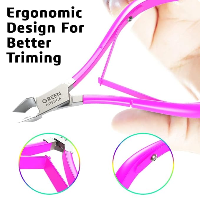 Professional Cuticle Trimmer Nail Cuticle Cutter Stainless Steel Cuticle Nippers - Image 6