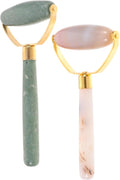 FRCOLOR Jade Rollers Massaging Body Roller 2-Pack Facial Massage Tool by FRCOLOR