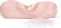 Weighted Eye Pillow for Relaxation, SPA and Travelling, 100% Natural Rose Quartz by KISMETICS