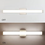 Bathroom Vanity Light Brushed Nickel Square LED 24 inch 14W 4000K Natural White - Image 5