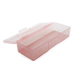 Transparent Box Storage Case for Nail Art Equipment Manicure Tool Organzing by Rolabling