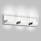 Aipsun Modern Bathroom Vanity Light 3 Light Stainless Steel Chrome Vanity by Aipsun