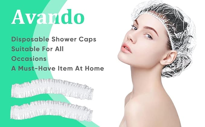 Tissue Box With Dispenser Disposable Shower Caps 200pcs Hair Processing Clear - Image 8