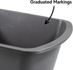 Vakly Wash Basins – Rectangular Plastic Hospital Bedside Soaking Tub - Image 7