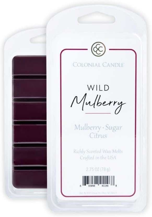 Colonial Candle Wild Mulberry Wax Melts, Wax Melt Warmer Cubes, Long Lasting - Image 3
