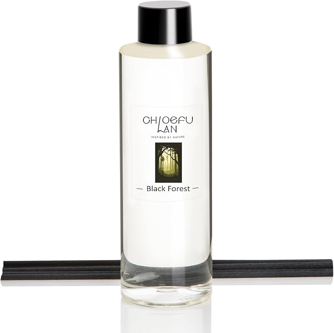 Chloefu LAN Black Forest Scented Oil Diffuser Refill 6.76 fl oz Natural by ChloefuLANScentedCandles