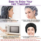 Deep Conditioning Heat Cap Cordless 100% Natural Cotton Flaxseed Seed Interior - Image 7