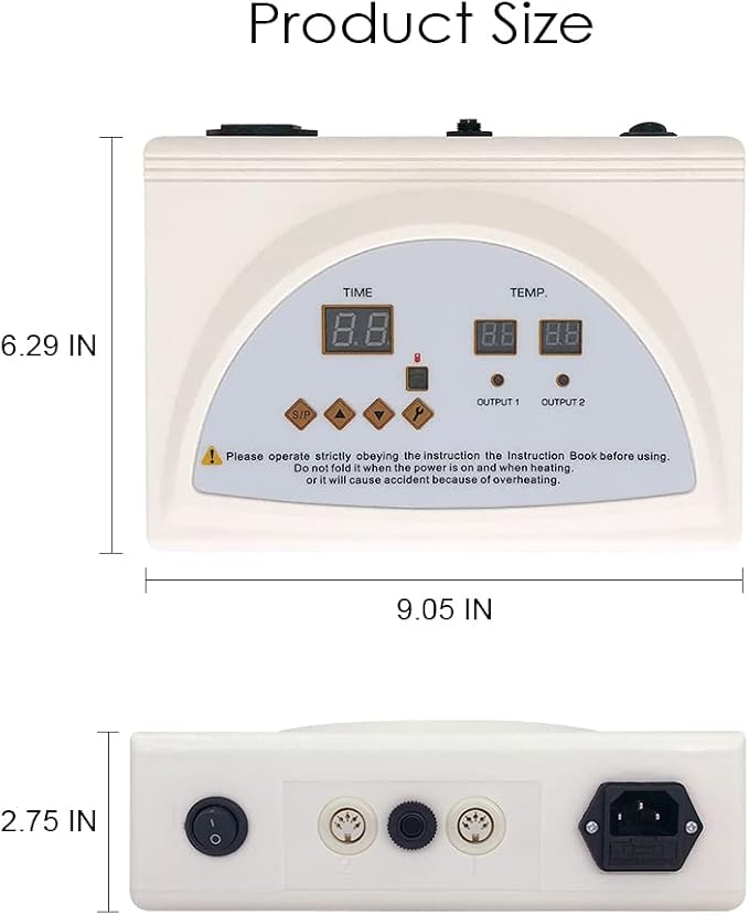 Infrared Sauna Blanket Controller, Digital Heat 2 Zone Sauna - Image 5
