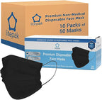 Litepak 500pcs Premium Disposable Face Mask SOFT 3ply Nose Wire - Image 4