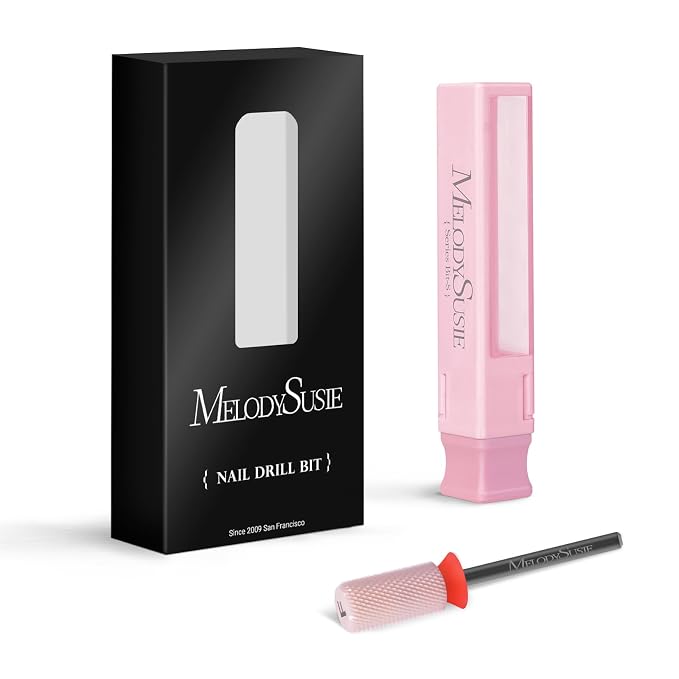 MelodySusie Ceramic Nail Drill Bits, 3/32'' Chamfer Flat Top Large Barrel Bits - Image 8