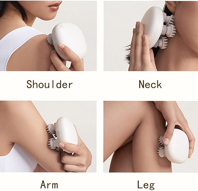Electric Scalp Massager, Head Scratcher Mimics Four-Finger Kneading Massage - Image 5